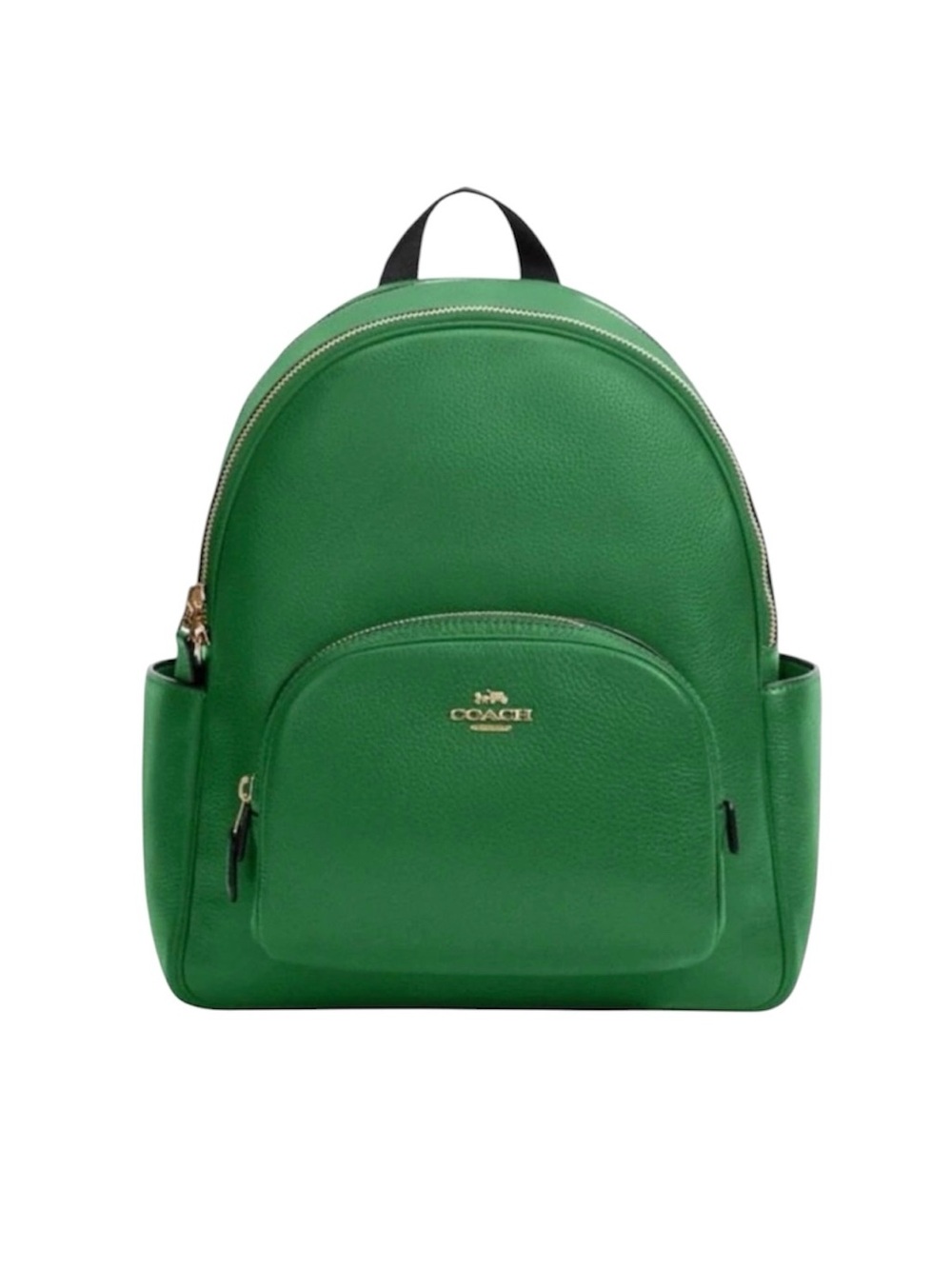 Coach New York Green Leather Backpack